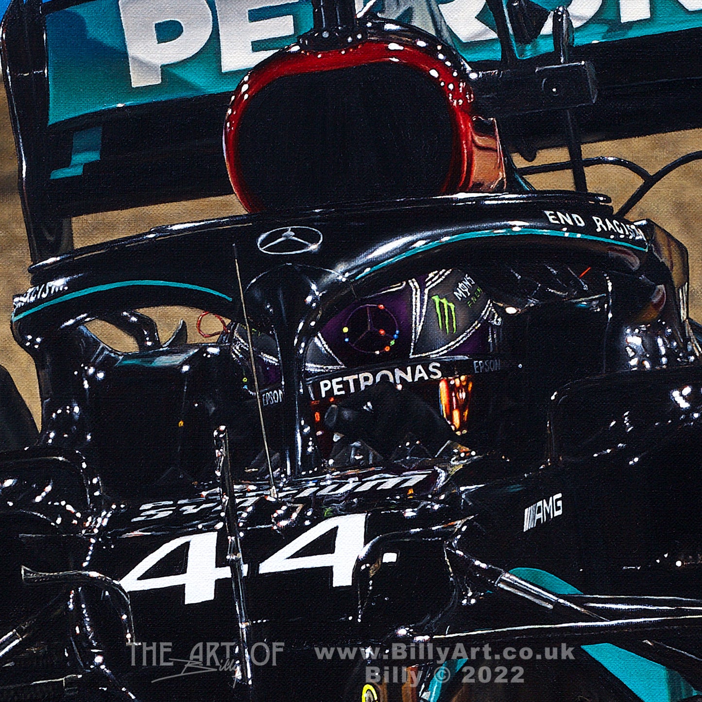 'Knight Racer' - Sir Lewis Hamilton 2020 Formula 1, 7x World Champion