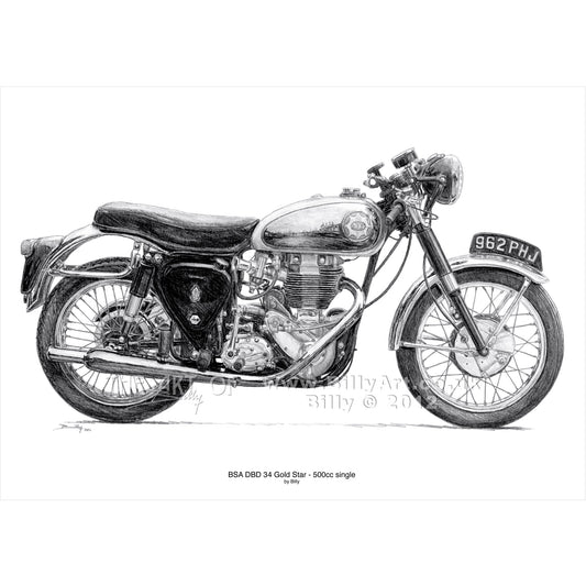 BSA DBD 34 Gold Star
