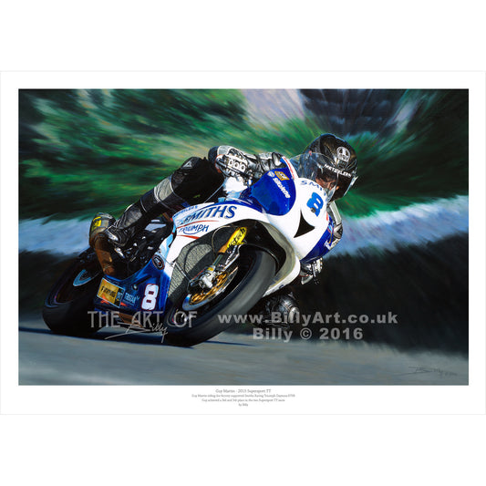 Guy Martin Smiths Triumph 2015 Isle of Man TT