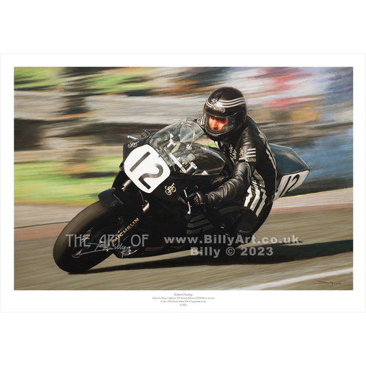 Robert Dunlop JPS Norton 1990 North West 200