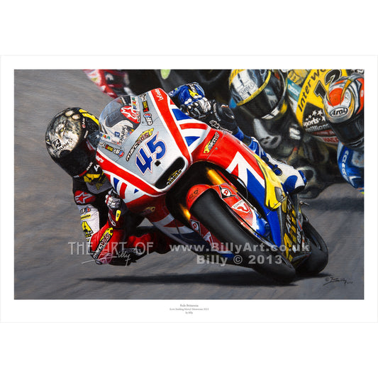 'Rule Britannia' - Scott Redding Marc VDS Moto2 Silverstone 2013