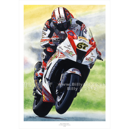 Shane 'Shakey' Byrne 2012 MCE British Superbike Champion