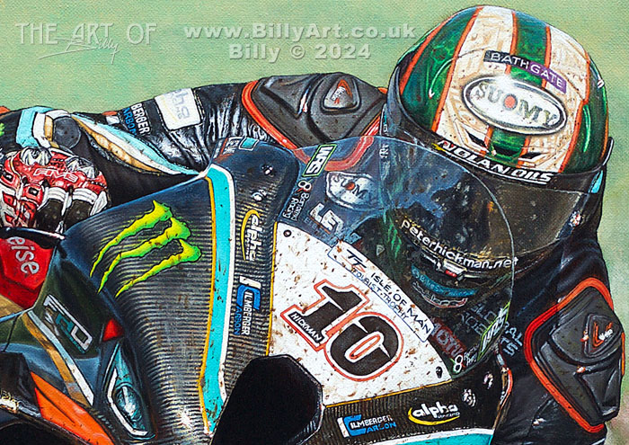 Peter Hickman 2023 TT 700 detail 1